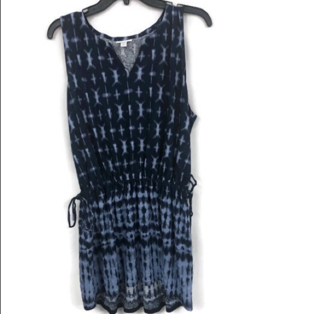 PUREJill‎ J JILL NAVY TIE DYED TUNIC LP